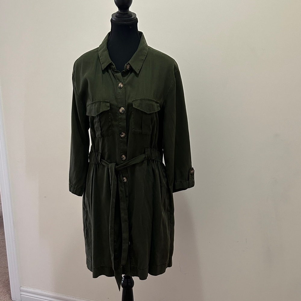 Zara Dark Olive dress